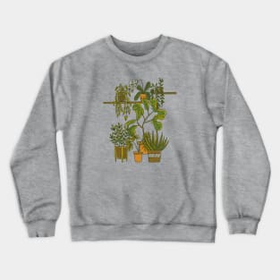 Indoor Potted Plant Garden Crewneck Sweatshirt